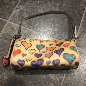 Dooney & Bourke Signature Heart Shoulder Bag
